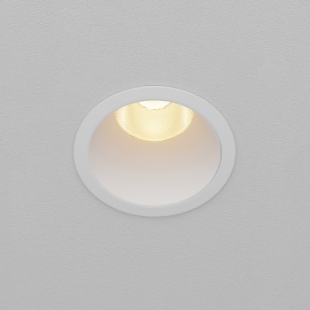 Spot LED încastrat Dip alb Maytoni, D8, 15W, 2700K