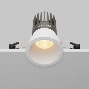 Spot LED încastrat Dip alb Maytoni, D8, 15W, 2700K