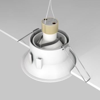 Spot LED încastrat Dot alb Maytoni, D9, 10W