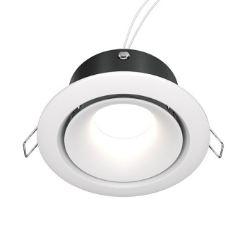 Spot LED încastrat Yin alb Maytoni, D10, 10W