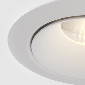 Spot LED încastrat Yin alb Maytoni, D10, 10W