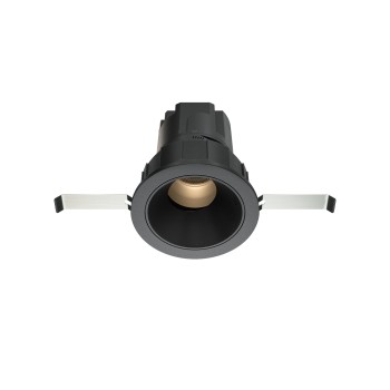 Spot LED încastrat Wise negru Maytoni, D6, 7W