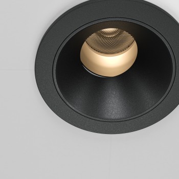 Spot LED încastrat Wise negru Maytoni, D6, 7W