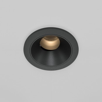 Spot LED încastrat Wise negru Maytoni, D6, 7W