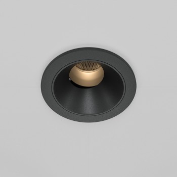 Spot LED încastrat Wise negru Maytoni, D6, 7W