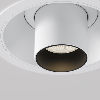Spot LED încastrat Focus T alb Maytoni, D3, 7W, H32