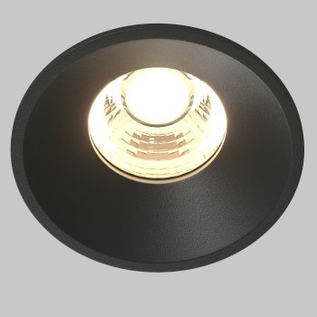 Spot LED încastrat Round negru Maytoni, D6, 7W