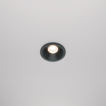 Spot LED încastrat Zoom negru Maytoni, D6, 6W, 3000K, black
