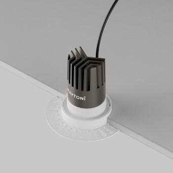 Spot LED încastrat Dip alb Maytoni, D9, 10W, 2700K