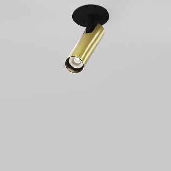 Spot LED încastrat Focus T negru Maytoni, D3, 6W, H15