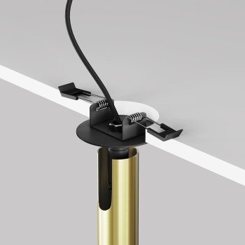 Spot LED încastrat Focus T negru Maytoni, D3, 6W, H15