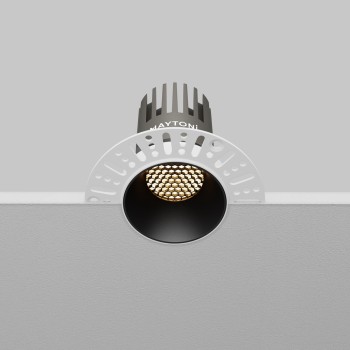 Spot LED încastrat Dip negru Maytoni, D9, 10W, 3000K