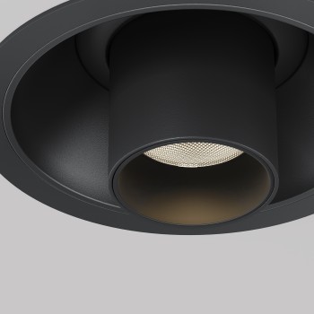 Spot LED încastrat Focus T negru Maytoni, D3, 7W, H22