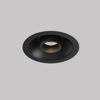Spot LED încastrat Focus T negru Maytoni, D3, 7W, H22