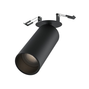Spot LED încastrat Focus negru Maytoni, D5, 12W, 4000K