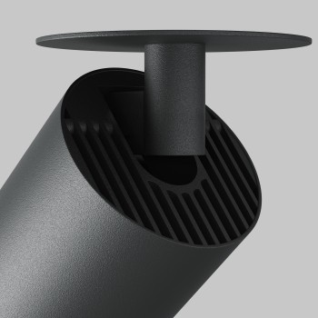 Spot LED încastrat Focus negru Maytoni, D5, 12W, 4000K