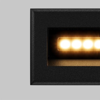 Spot LED trepte scară negru Maytoni, L8, 3W