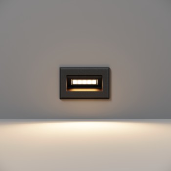 Spot LED trepte scară negru Maytoni, L8, 3W