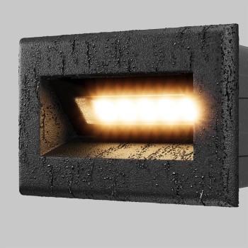 Spot LED trepte scară negru Maytoni, L8, 3W