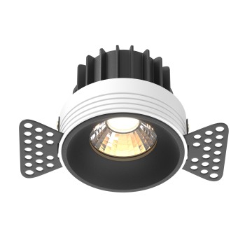 Spot LED încastrat Round negru Maytoni, D7, 12W