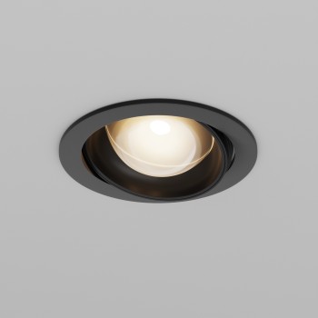 Spot LED încastrat Lens negru Maytoni, D12, 12W