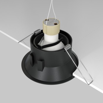 Spot LED încastrat Dot negru Maytoni, D9, 10W