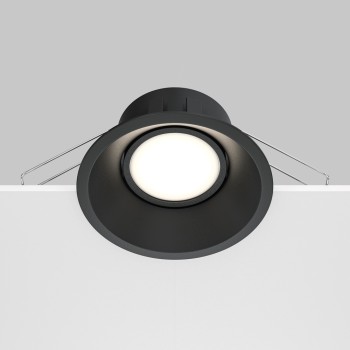 Spot LED încastrat Dot negru Maytoni, D9, 10W
