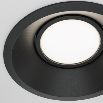 Spot LED încastrat Dot negru Maytoni, D9, 10W