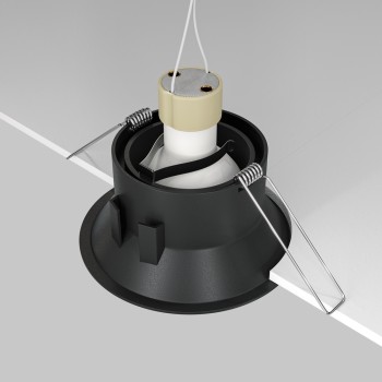 Spot LED încastrat Dot negru Maytoni, D9, 10W