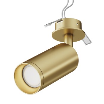 Spot LED încastrat Focus auriu mat Maytoni, D6, 10W