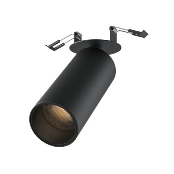 Spot LED încastrat Focus negru Maytoni, D5, 12W, 3000K