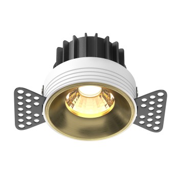Spot LED încastrat Round alamă Maytoni, D7, 12W