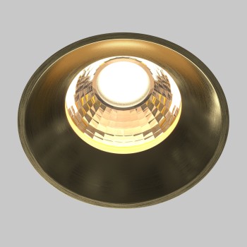 Spot LED încastrat Round alamă Maytoni, D7, 12W