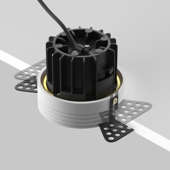 Spot LED încastrat Round alamă Maytoni, D7, 12W