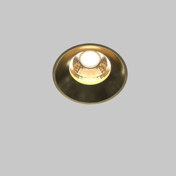 Spot LED încastrat Round alamă Maytoni, D7, 12W
