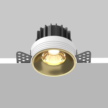 Spot LED încastrat Round alamă Maytoni, D7, 12W