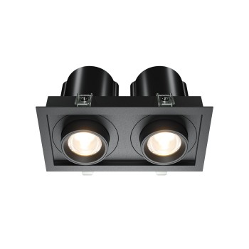 Spot LED încastrat Hidden negru Maytoni, 20W