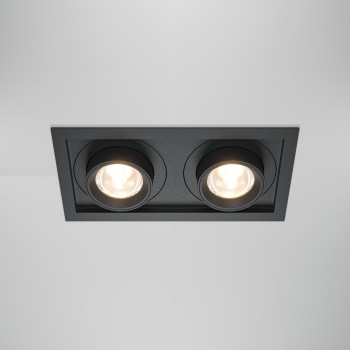 Spot LED încastrat Hidden negru Maytoni, 20W