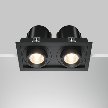 Spot LED încastrat Hidden negru Maytoni, 20W