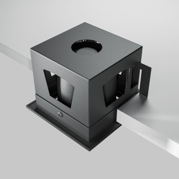 Spot LED încastrat Metal Modern negru Maytoni, 10W, H8