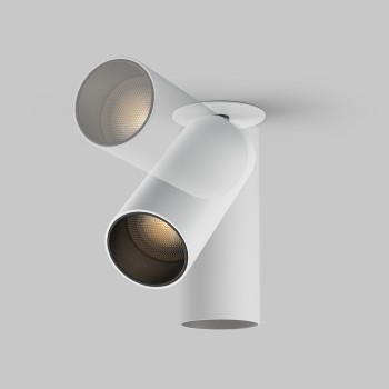 Spot LED încastrat Focus alb Maytoni, D5, 12W, 3K