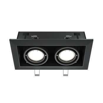 Spot LED încastrat Metal Modern negru Maytoni, 10W, H7