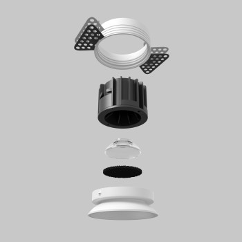 Spot LED încastrat Round alb Maytoni, D7, 12W