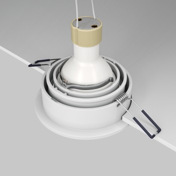 Spot LED încastrat Atom alb Maytoni, D9, 10W, H4