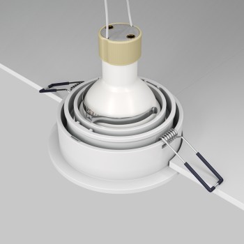 Spot LED încastrat Atom alb Maytoni, D9, 10W, H4