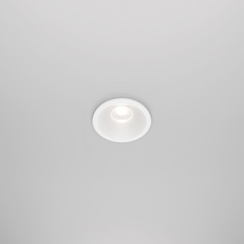 Spot LED încastrat Zoom alb Maytoni, D6, 6W, 4000K, white