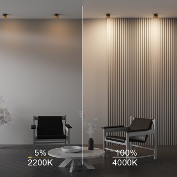 Spot LED încastrat Onda negru Maytoni, D8, 12W (2)