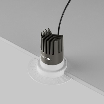 Spot LED încastrat Dip alb Maytoni, D9, 10W, 3000K
