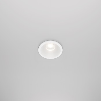 Spot LED încastrat Zoom alb Maytoni, D6, 6W, 4000K, dimabil