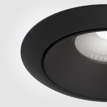 Spot LED încastrat Yin negru Maytoni, D10, 12W, 4000K, black